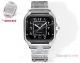 THB Swiss Santos de Cartier 39.8mm ADLC Bezel Gray Dial Steel Watches (4)_th.jpg